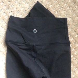 black full length lululemon leggings